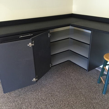 Great Garage Corner storage for Jason in Lenexa
