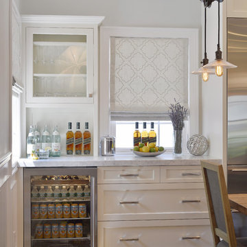 Classic White Kitchen in Southern Westchester