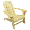 Natural Wood Adirondack Chair