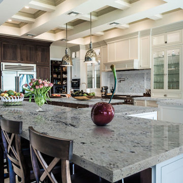 Colonial White Granite Kitchen