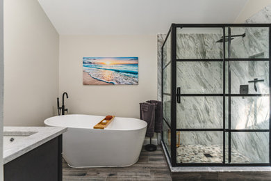 Bathroom - contemporary bathroom idea in DC Metro