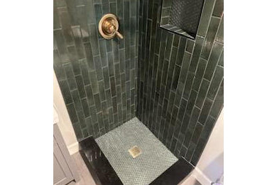 Bathroom Remodel with custom shower mudpan