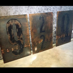 Industrial wall art - Mixed Media Art