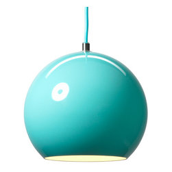 Panton Topan VP6 Pendant - Light Blue - Pendant Lighting