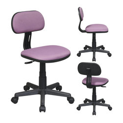 Purple Task Chair with Fabric Seat - Office Chairs
