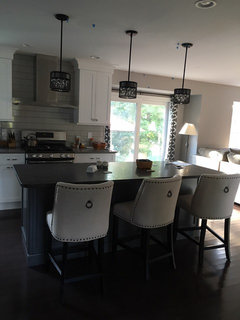 Stools For Gray Kitchen