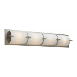 PLC 4 Light Vanity Ibex Collection 938 SN - Wall Lighting