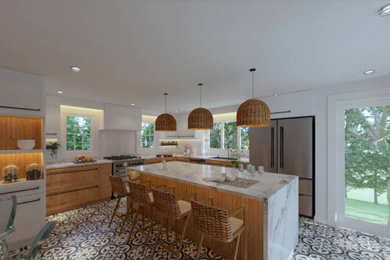 Kitchen photo in Miami