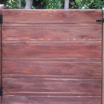 Custom Redwood Gate