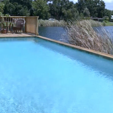 Custom Wooden Deck Pool
