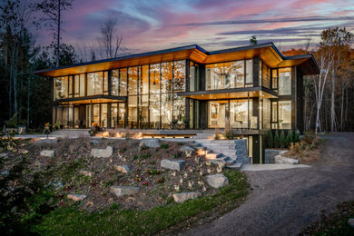 Modern exterior home idea in Other