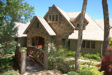 Inspiration for a rustic exterior home remodel in Other