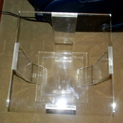 Side table with formed legs - Lucite/Acrylic - Side Tables And End Tables