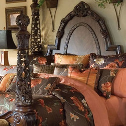 AICO Furniture - Essex Manor Poster Bed - N76010B - Canopy Beds