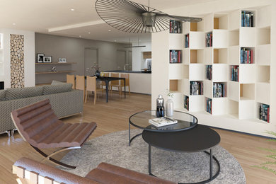 Aménagement d'un salon.