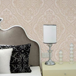 Century Classic - Lacey Damask Wallpaper G580701 - Wallpaper