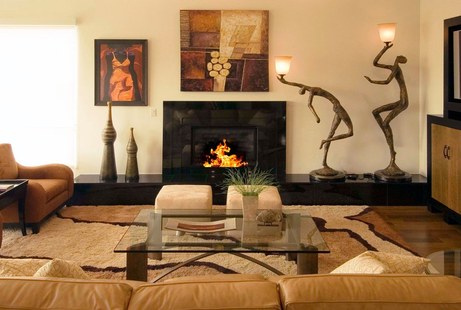 LIVING ROOM AREA OF GREAT ROOM