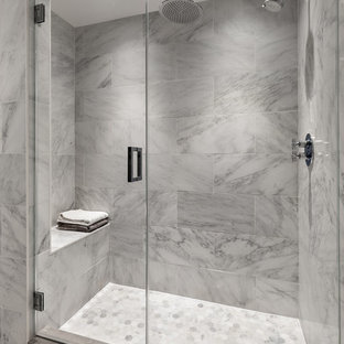 Grey Shower Tile Houzz