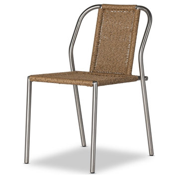 Moss Outdoor Dining Chair-Stainless