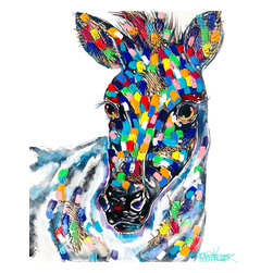 Zibbity Zebra Painting - Paintings