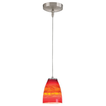 Low Voltage Collection 1-Light Mini Pendant, Brushed Nickel