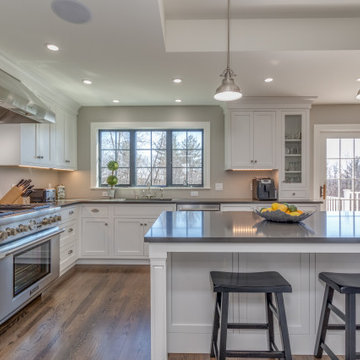 Frosty White & Bright Kitchen