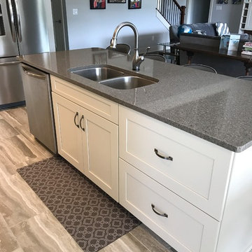 Waypoint and Contractors Choice Cabinetry- 650F Painted Silk Kitchen