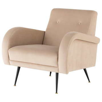 Eunice Occasional Chair nude velour