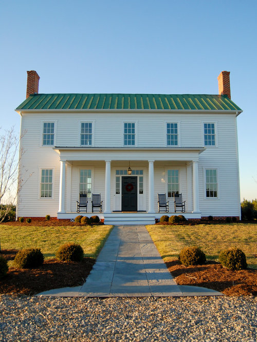 Colonial Front Porch | Houzz