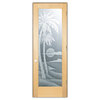 Pantry Door - Palm Sunset - Maple - 28" x 96" - Knob on Left - Pull Open
