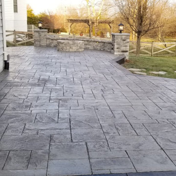 Stamped concrete patio 0019