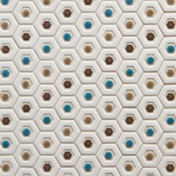 Tilt David Hexagon in Candy Blend - Tile