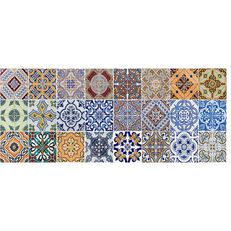 Spring Tile Carpet Vinyl Floor Runner