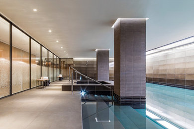 Design ideas for a swimming pool in London.