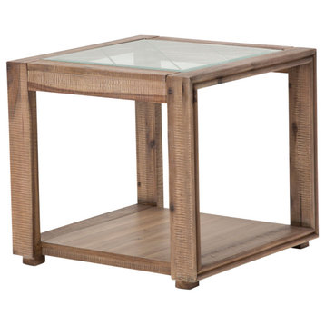 Hudson Ferry End Table - Driftwood