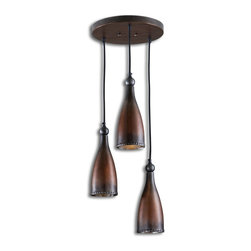 www.essentialsinside.com: alpena triple 3 light pendant light fixture - Pendant Lighting