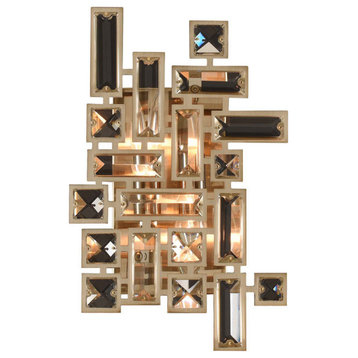Vermeer 2-Light Wall Bracket in Brushed Champagne Gold