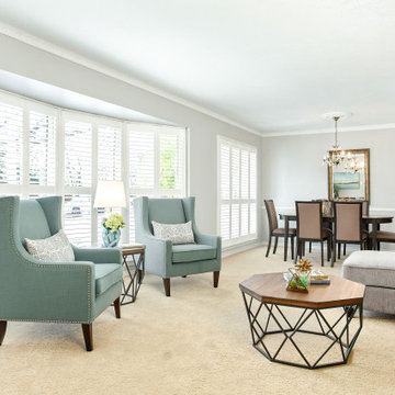 Creating an updated look in an outdated home
