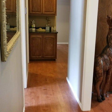 Maple Flooring with Gunstock Stain