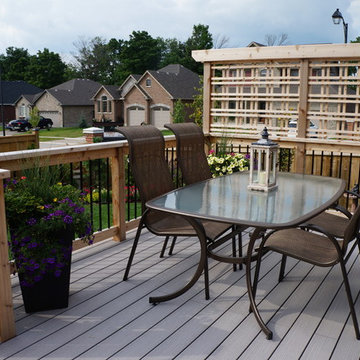 Back Yard Composite and Cedar Deck