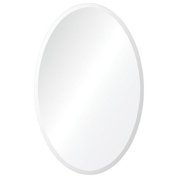 Renwil Inc Frances - 28" Oval Small Mirror, Mirror Finish