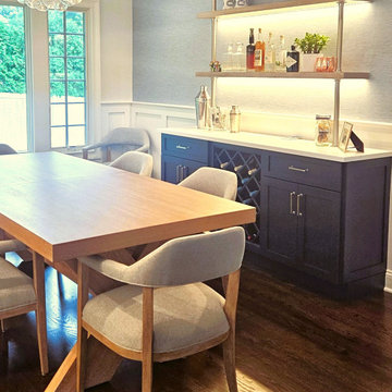 Modern Coastal Kitchen & Dining Room