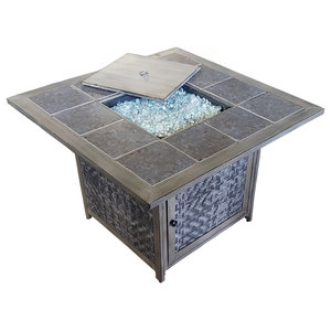 Gdf Studio Tundra Square Fire Pit Rustic Fire Pits By Gdfstudio