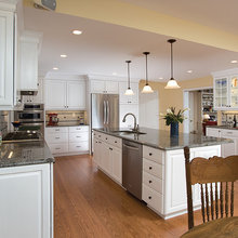 White Cabinets White Granite