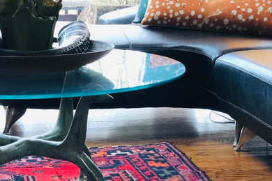 Inspiration for a 1960s living room remodel in Philadelphia