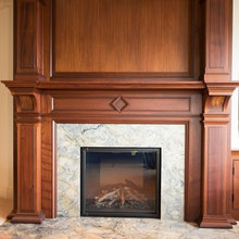 Mahogany Fireplace