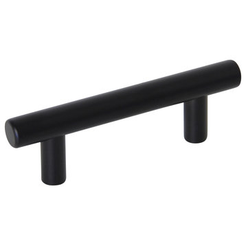 RCH Modern Stainless Steel Handle Pull, 2 Pack, Black, 2 1/2 Inch