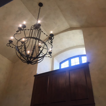 Old, worn plaster finish