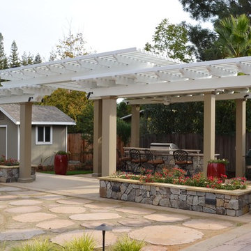 Backyard landscape