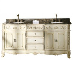 Naples 72'' Double Vanity - Vanity Tops And Side Splashes